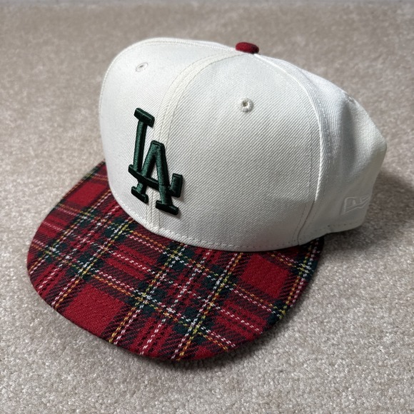 New Era Other - Los Angeles Dodgers Tartan Plaid Brim New Era 9Fifty Snapback Hat Cap Men MLB